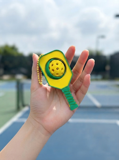 Spinning Pickleball Bag Charm