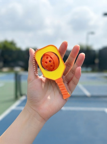 Spinning Pickleball Bag Charm
