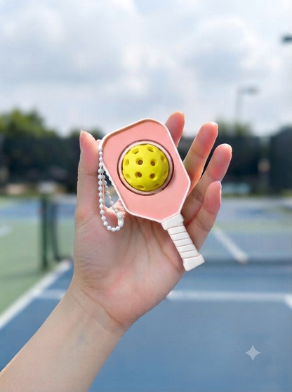 Spinning Pickleball Bag Charm